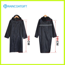 Polyester-reflektierende Männer lange Regenbekleidung